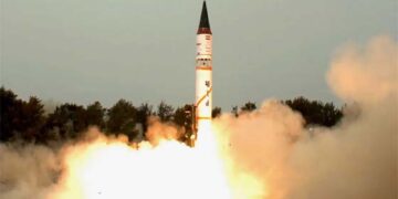 India successfully test fires intermediate-range ballistic missile Agni-3 from APJ Abdul Kalam Island