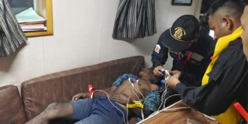 Second medical mission: ICG Ship C-411 rescues young fisherman after he suffers heart attack
