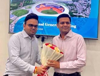 Dhanraj Nathwani unanimously elected as President of Gujarat Cricket Association at its AGM