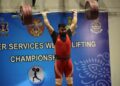 Indian Navy team bags 5 Gold, 2 Silver medals at 65th Inter Services Weightlifting Championship