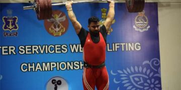 Indian Navy team bags 5 Gold, 2 Silver medals at 65th Inter Services Weightlifting Championship
