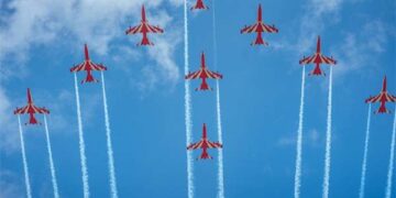 Surya Kiran Aerobatic Team of Indian Air Force set to dazzle Vadodara skies on Saturday