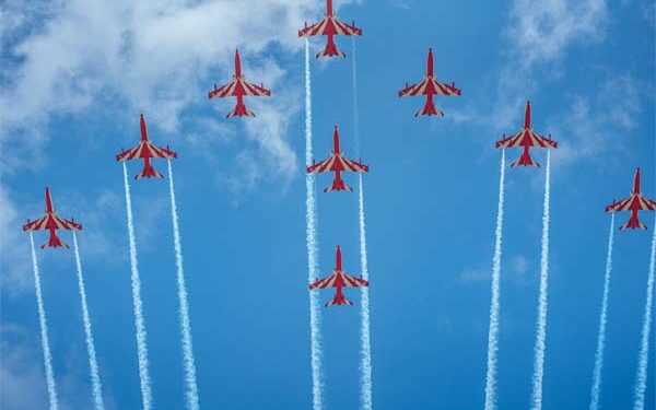 Surya Kiran Aerobatic Team of Indian Air Force set to dazzle Vadodara skies on Saturday