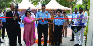 Training Command Chief of IAF visits Air Force Administrative College in Coimbatore