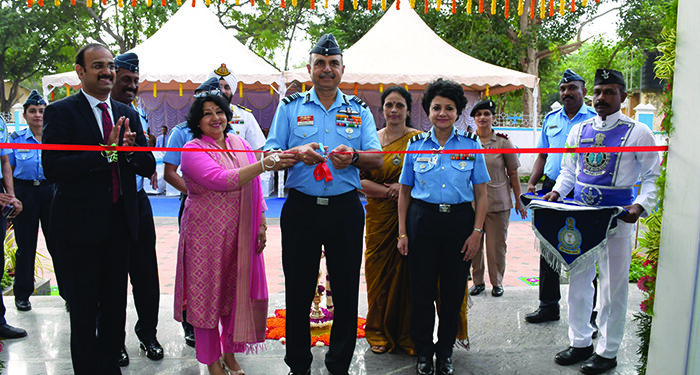Training Command Chief of IAF visits Air Force Administrative College in Coimbatore