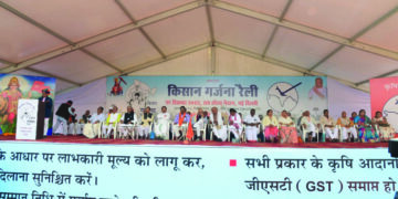 Bharatiya Kisan Sangh holds ‘Kisan Garjana’ rally in Delhi, gives ultimatum to govt