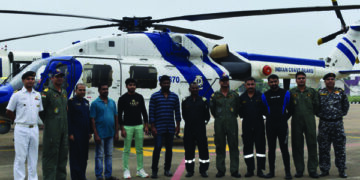 ICG rescues 3 stranded persons onboard FPU Tahara during Cyclone Mandous in TN