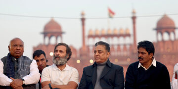 MNM chief Kamal Haasan, leaders join Bharat Jodo Yatra; ‘My Father Was A Congressman’