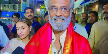 Superstar Rajinikanth pays obeisance to Lord Venkateswara at Tirumala temple