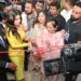 Actress Janhvi Kapoor in presence of Varsha Nathwani launches 4th Azure Salon & Nails