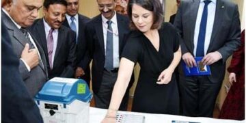 German delegation observes ECI’s rigorous protocols, security features in EVM-VVPAT usage