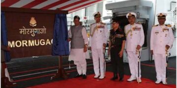 Aatmanirbharta: Defence Minister commissions Stealth Guided Missile Destroyer Mormugao