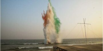 Indian Naval Units under Gujarat Daman & Diu to commemorate Navy Week in Porbandar