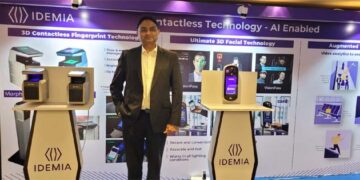 IDEMIA showcases industry leading contactless biometric devices, including facial recognition, in Ahmedabad