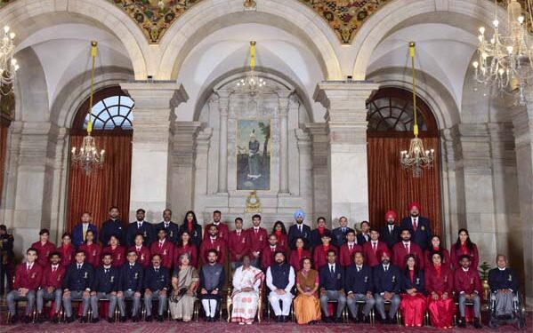 In a Gujarat first, TransStadia receives Rashtriya Khel Protsahan Puraskar from President Murmu