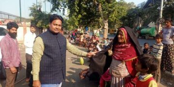Padmavati Janaseva Trust distributes blankets to needy to pay tributes to PM Modi’s mom