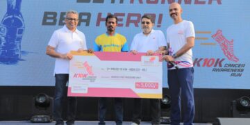 Over 3,500 take part in Kauvery Hospital’s K10K Run to raise awareness on cancer in Chennai