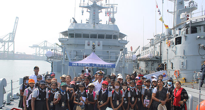 797 students from 5 Chennai schools visit Naval, ICG ships on Republic Day
