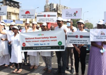 CSR Initiative: Refex Group kick-starts Road Safety Campaign on Anna Salai in Chennai