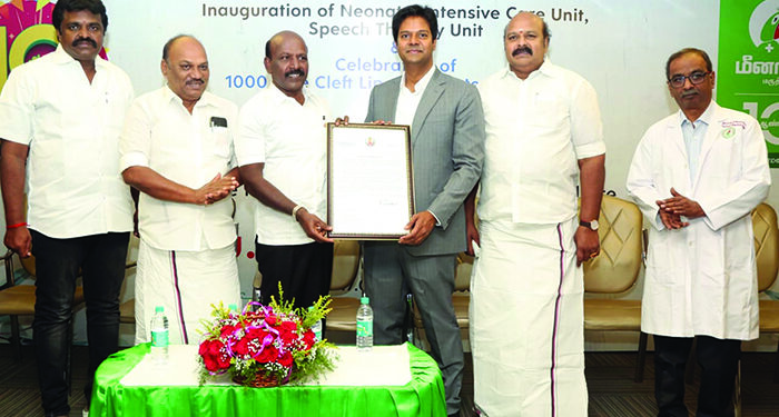 TN Health Minister dedicates Neonatal ICU and Speech Therapy Centre at Meenakshi Hospital in Thanjavur