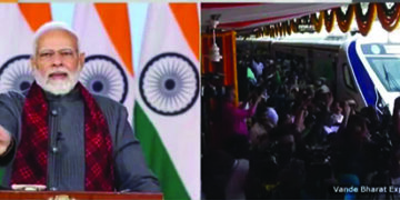 PM Modi virtually flags off Secunderabad-Visakhapatnam 8th Vande Bharat Express train