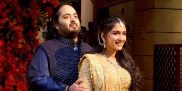 Post engagement, Anant Ambani, Radhika Merchant visit Tirumala temple in Tirupati