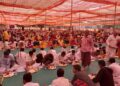 11,000 members belonging to 84 sub-castes of Brahmins in Gujarat partake community meal