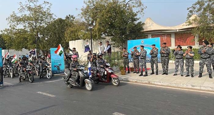 ICG conducts bike rally in Gandhinagar as prelude to Coast Guard Raising Day