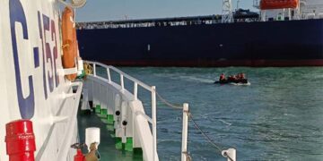Indian Coast Guard rescues 12 crew from sinking ship in Arabian Sea off  Vadinar coast