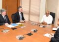 British High Commissioner to India Alex Ellis pays courtesy visit to Gujarat CM
