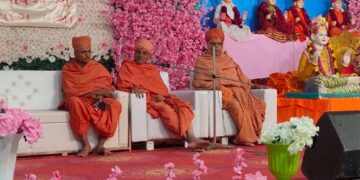 10th anniversary celebrations of Shreejidham Swaminarayan Temple begins in Ahmedabad