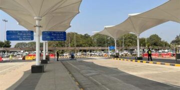 New pickup zone ready for domestic arrival passengers at SVP International Airport