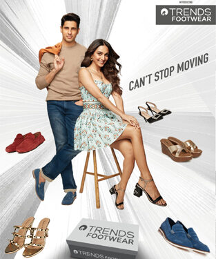 Trends Footwear signs up Kiara Advani and Sidharth Malhotra as brand ambassadors