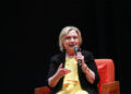 Secretary Hillary Clinton exhorts students to shut off social media to have time for self-reflection
