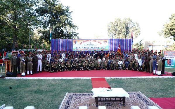 Gujarat Governor hosts ‘At Home’ ceremony to honour NCC Republic Day Contingent