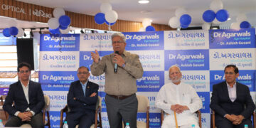 Gujarat Finance Minister Kanubhai Desai opens Dr Agarwals first super specialty eye hospital in Vapi