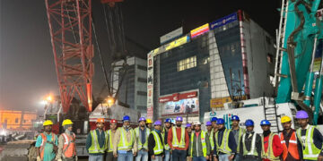 Heritage Infraspace completes building of Chunniganj metro station diaphragm wall in Kanpur