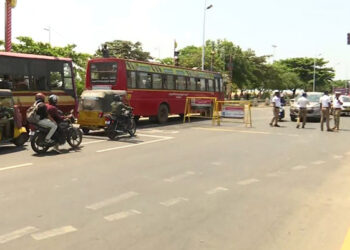 Traffic advisory for PM’s visit to Chennai tomorrow