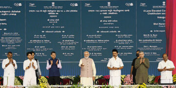 PM lays foundation stone, dedicates projects worth about Rs 3,700 cr in Chennai