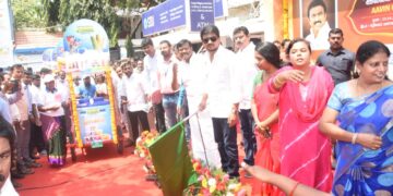CSR: Karur Vysya Bank donates battery operated pushcarts to 33 women in Chennai