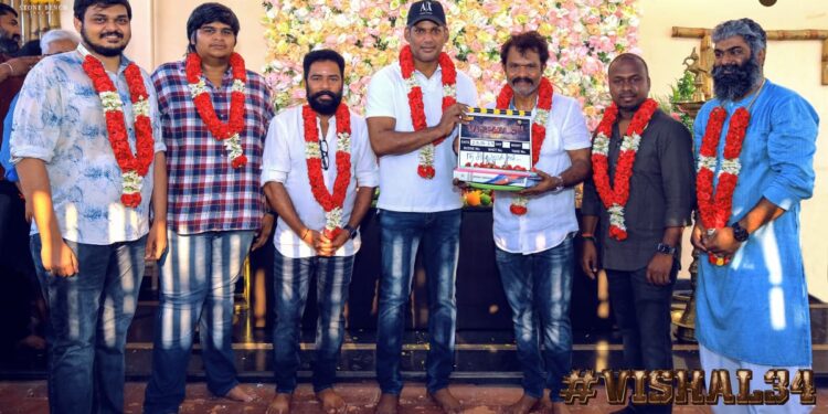 Vishal 34: Vishal reunites with director Hari for the 3rd time