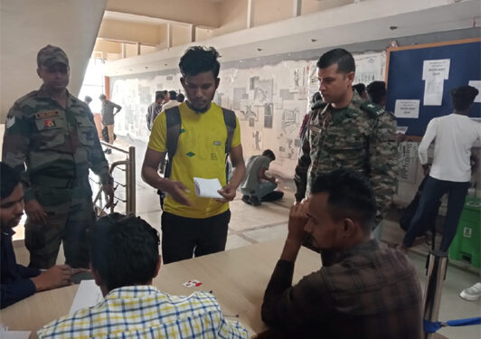 Two-day online common entrance exam for Army recruitment  rally (Agnipath scheme) for Gujarat commences