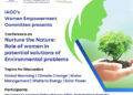 IACC to host meet on ‘Nature and Nurture – Role of women in solving environmental problems’ on Fri