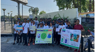 Nest Club of IITRAM holds cycle ride on ‘Forests, Health and cleanliness’
