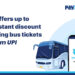 Paytm offers up to Rs 300 instant discount on booking bus tickets via Paytm UPI