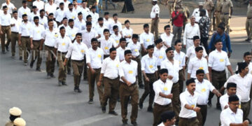RSS route marches pass off peacefully in Tamil Nadu, MoS Murugan participates in Chennai