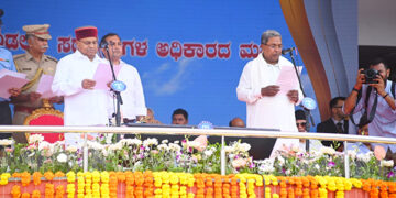 Siddaramaiah sworn in as Karnataka CM for 2nd term, Shivakumar his deputy