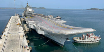 INS Vikrant docks at Karwar base, Navy calls it ‘landmark’