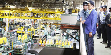M K Stalin visits Komatsu production facility in Osaka, urges expansion of plant in TN