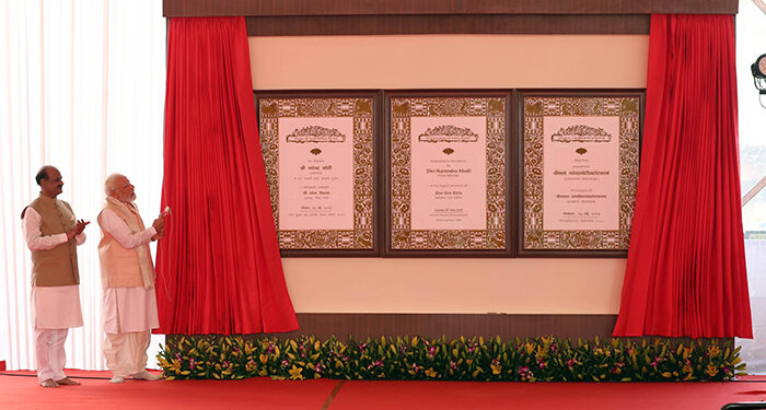 Amid opposition boycott, PM Modi inaugurates new parliament building